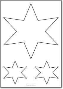 6 Pointed star shape